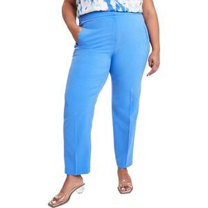 bar III Womens Solid Dress Pants, Blue, NWT
